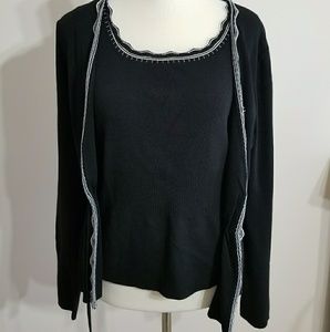 Ann Taylor Loft Cardigan Sweater Set